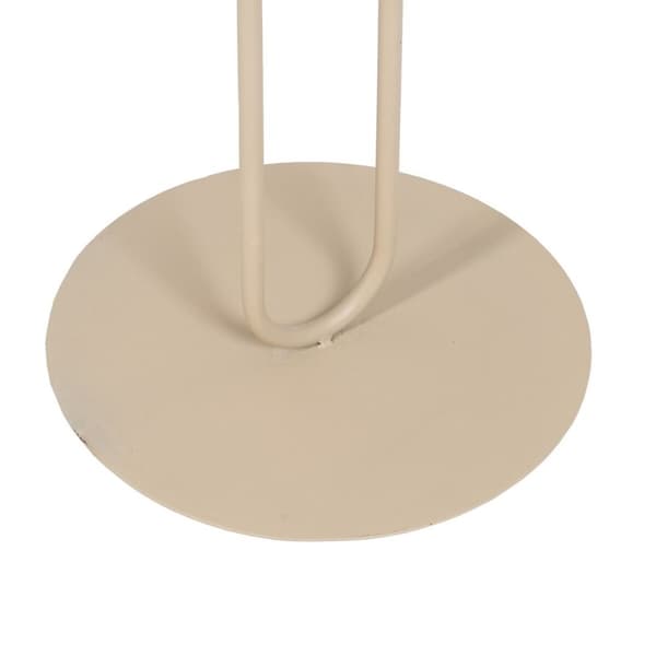 Sidebord 30,5 x 30,5 x 53 cm Krem Jern