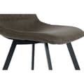 Miniatyrbilde 5 av 7: Stol DKD Home Decor Svart Grå Metall Polyuretan 63 x 49 x 85 cm 49 x 59 x 87 cm