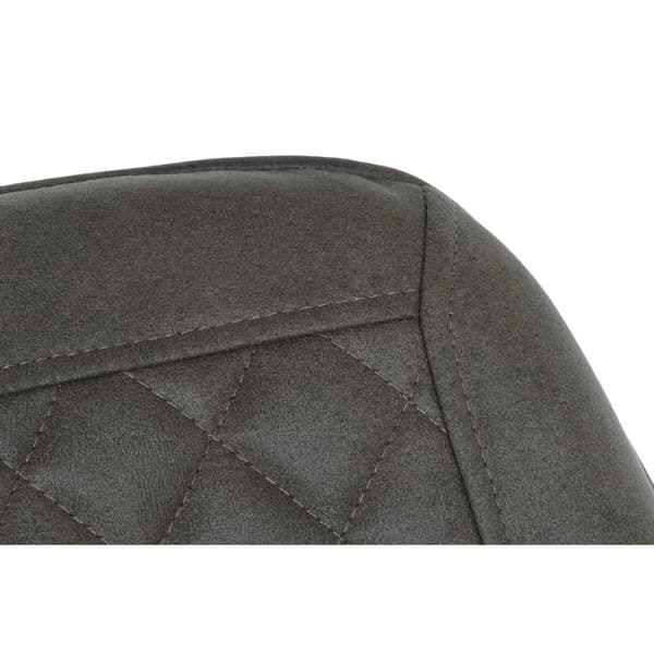 Stol DKD Home Decor Svart Grå Metall Polyuretan 63 x 49 x 85 cm 49 x 59 x 87 cm