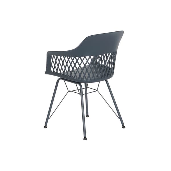 Middagsstol DKD Home Decor Blå Marineblå 57 x 57 x 80,5 cm