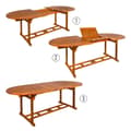 Miniatyrbilde 2 av 5: Uttrekkbart bord Aktive 200 x 74 x 90 cm Akasia