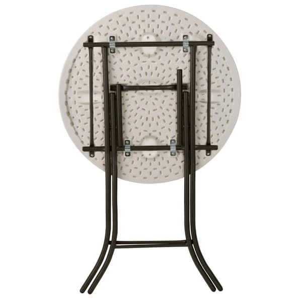 Sidebord Lifetime Krem 84 x 110 x 84 cm Stål Plast