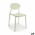 Miniatyrbilde 1 av 3: Middagsstol Hvit Plast 41 x 81 x 49 cm (4 enheter)