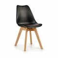 Miniatyrbilde 2 av 4: Middagsstol Brun Svart 42 x 80 x 50 cm (4 enheter)