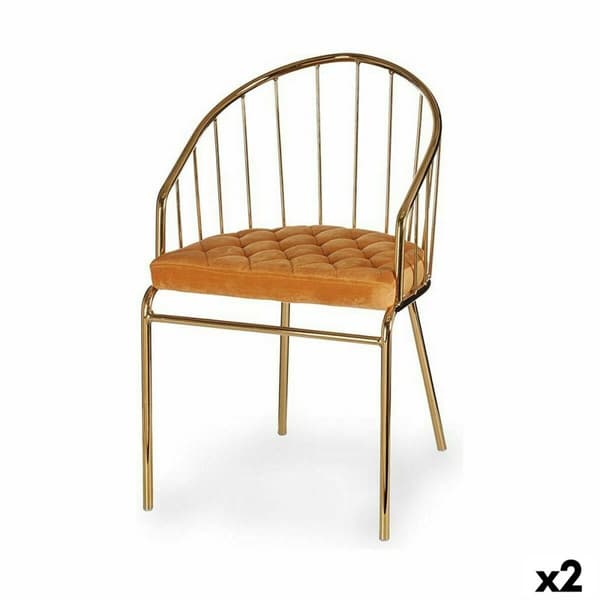 Stol Stolper Gyllen Sennep 51 x 81 x 52 cm (2 enheter)