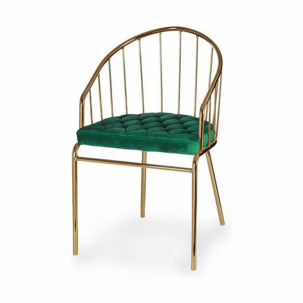 Stol Stolper Grønn Gyllen 51 x 81 x 52 cm (2 enheter)