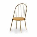 Miniatyrbilde 2 av 2: Stol Stolper Gyllen Sennep 48 x 95,5 x 48 cm (2 enheter)