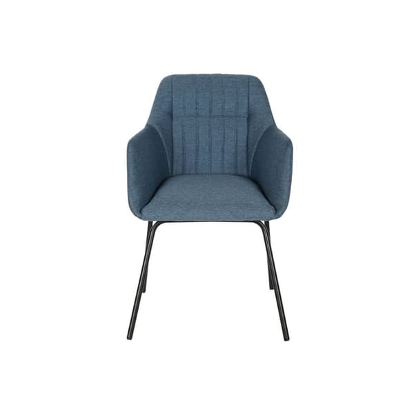 Stol DKD Home Decor Blå Svart 59,5 x 60,5 x 78 cm