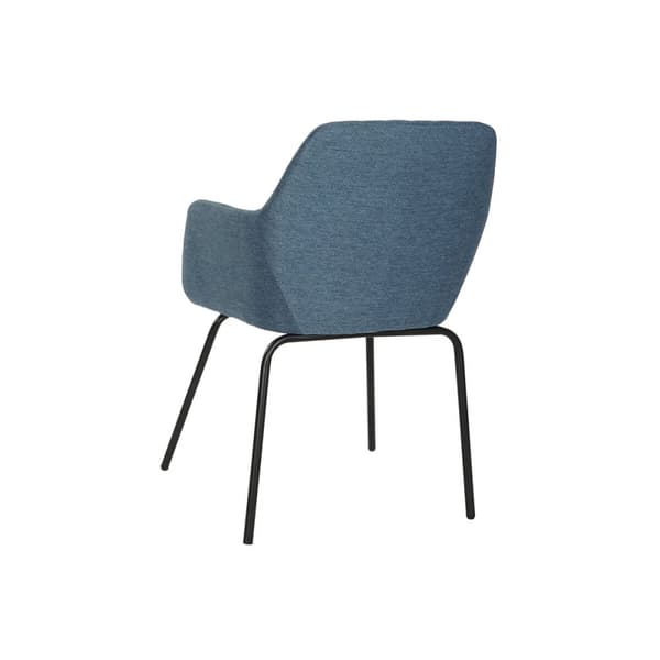 Stol DKD Home Decor Blå Svart 59,5 x 60,5 x 78 cm