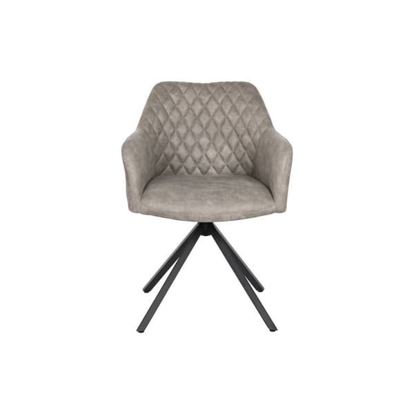 Stol DKD Home Decor Svart Grå 55 x 58 x 83 cm