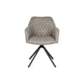 Miniatyrbilde 4 av 7: Stol DKD Home Decor Svart Grå 55 x 58 x 83 cm