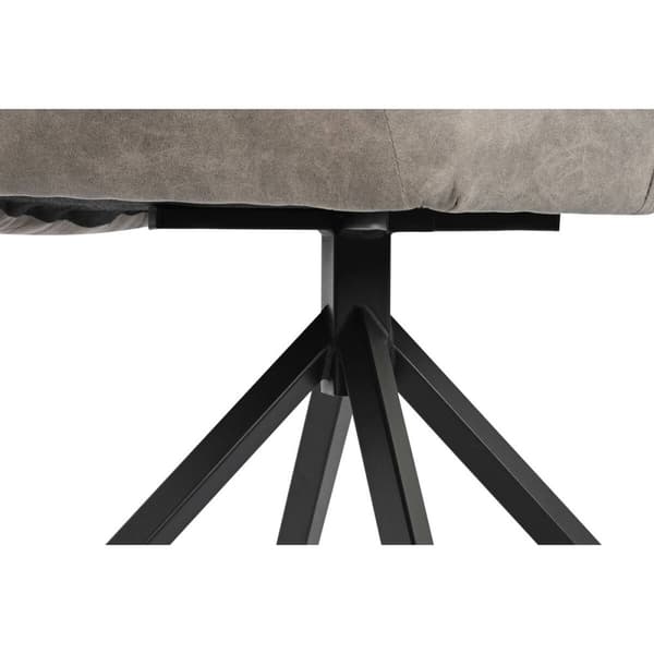 Stol DKD Home Decor Svart Grå 55 x 58 x 83 cm