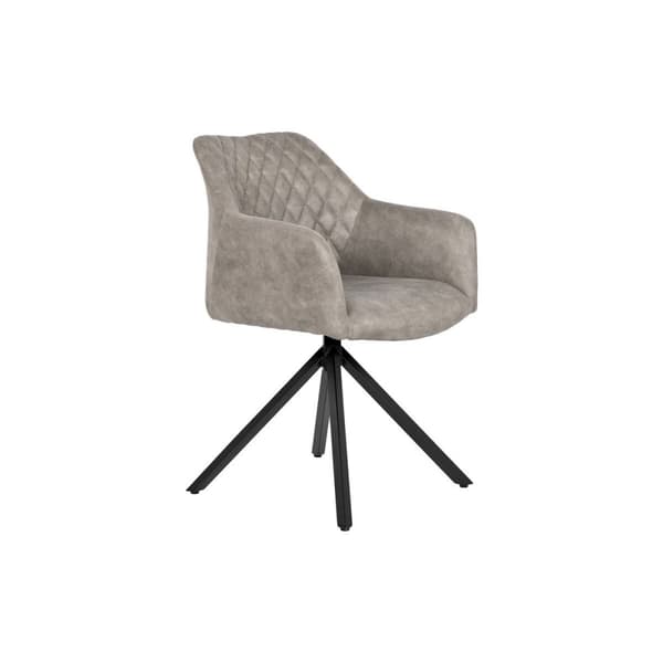 Stol DKD Home Decor Svart Grå 55 x 58 x 83 cm