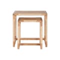 Miniatyrbilde 5 av 5: Sett med 2 bord Home ESPRIT Naturell Tau Gran 58 x 38 x 60 cm
