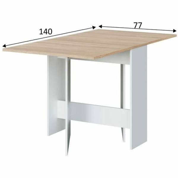 Middagsbord 78x31-140x77 cm