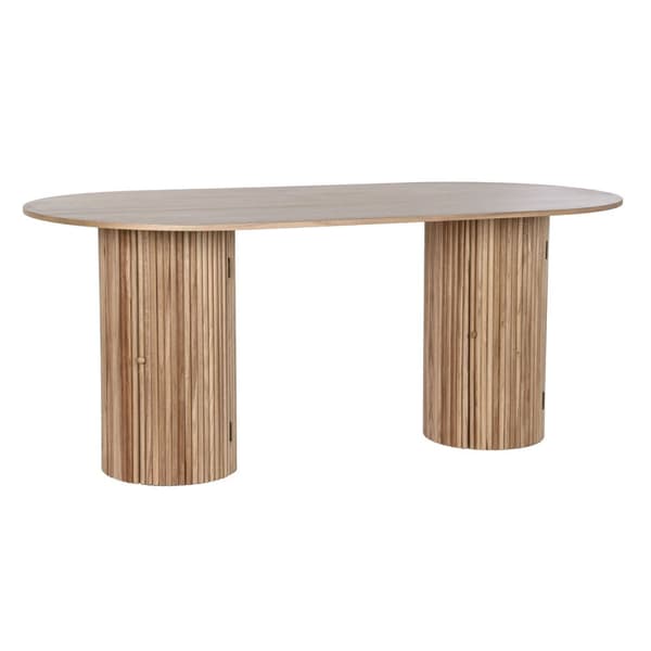 Middagsbord Home ESPRIT Naturell Paulownia-tre Tre MDF 180 x 90 x 75 cm