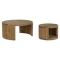Miniatyrbilde 1 av 6: Sett med 2 bord Home ESPRIT Tre 99 x 99 x 48 cm
