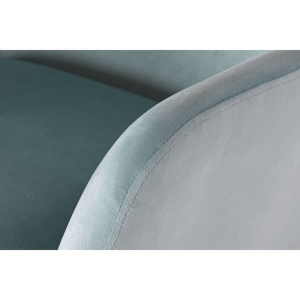 Gyngestol Home ESPRIT Svart Himmelblå Polyester Metall 68 x 90 x 92 cm