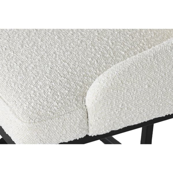 Middagsstol Home ESPRIT Hvit Svart 54 x 61 x 82,5 cm
