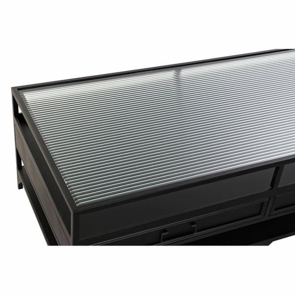 Soffbord DKD Home Decor Metall Glas (120 x 60 x 40 cm)