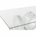Miniatyrbillede 6 af 6: Sofabord DKD Home Decor Hvid Gennemsigtig Træ Krystal Træ MDF 110 x 60 x 45 cm