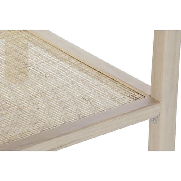Soffbord DKD Home Decor 90 x 50 x 46 cm Naturell Aluminium Trä MDF