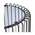 Miniatyrbillede 5 af 6: Sofabord Krystal Sort Metal 45 x 45 x 45 cm