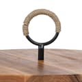 Miniatyrbillede 3 af 10: Sofabord 40,5 x 40,5 x 66 cm Natur Sort Træ Jern