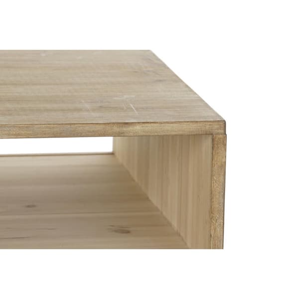 Pöytä DKD Home Decor 99 x 59 x 38 cm Kuusi Luonnollinen Alumiini