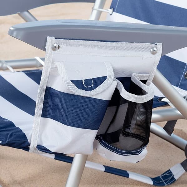 Strandstol Aktive Blå Vit 50 x 76 x 45 cm (2 antal)