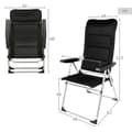 Miniatyrbillede 5 af 7: Strandkurv Aktive Deluxe Foldbar Sort 49 x 123 x 67 cm (2 enheder)