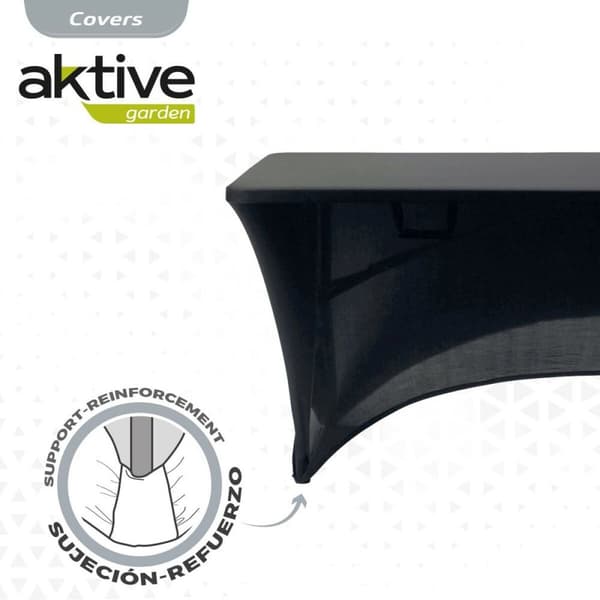 Suojakotelo Aktive Musta 183 x 76 x 76 cm Pöytä Lisätarvikkeet Ajoneuvoja Tie (6 osaa)