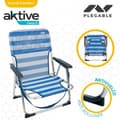 Miniatyrbillede 4 af 7: Strandkurv Aktive Foldbar Blå 44 x 72 x 35 cm (4 enheder)