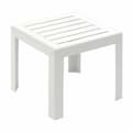 Miniatyrbillede 1 af 2: Sofabord Grosfillex Hvid Harpiks Plastik 40 x 40 x 35 cm
