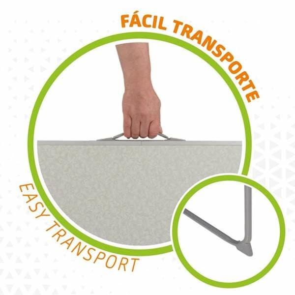 Fällbord Aktive Vit Stål Trä MDF 80 x 60 x 70 cm