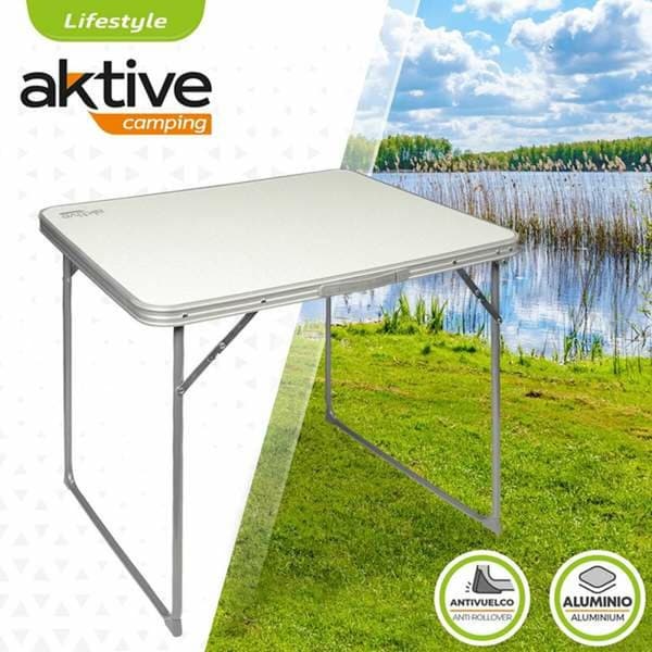 Fällbord Aktive Vit Stål Trä MDF 80 x 60 x 70 cm