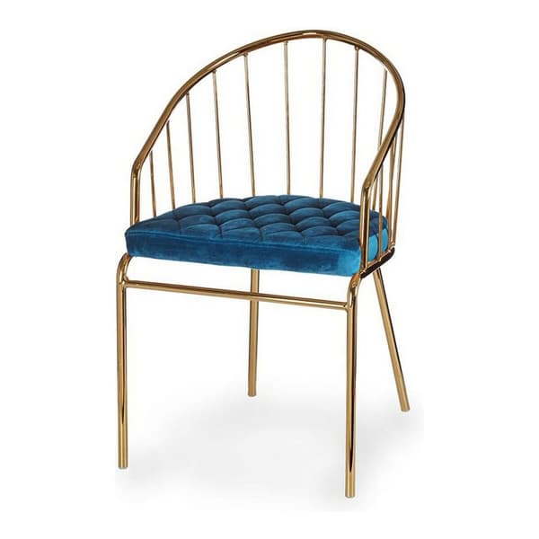 Tuoli Kullattu Sininen Tangot 51 x 81 x 52 cm
