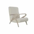 Pikkukuva 1 / 2: Nojatuoli DKD Home Decor Kuusi Beige Polyesteri (57 x 55 x 85 cm)