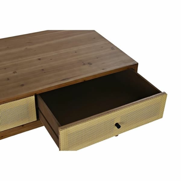 Olohuoneen pöytä DKD Home Decor Kuusi Rottinki (106 x 55 x 46 cm)