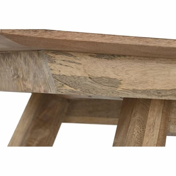 Ruokapöytä DKD Home Decor Luonnollinen Mangopuu (180 x 90 x 76 cm)