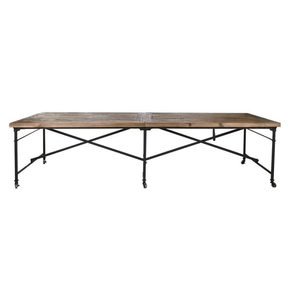 Ruokapöytä Home ESPRIT Puu Metalli 300 x 100 x 76 cm