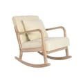 Pikkukuva 1 / 7: Keinutuoli Home ESPRIT Valkoinen Luonnollinen Kumipuu 66 x 88 x 78 cm