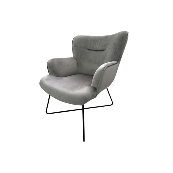 Nojatuoli DKD Home Decor Harmaa Metalli 67 x 81 x 87 cm