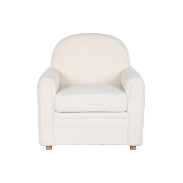 Nojatuoli DKD Home Decor Valkoinen Polyesteri Puu 79 x 72 x 86 cm
