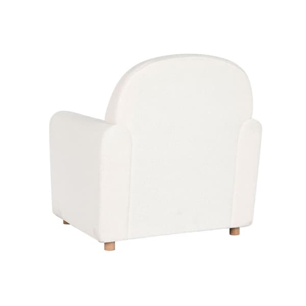 Nojatuoli DKD Home Decor Valkoinen Polyesteri Puu 79 x 72 x 86 cm