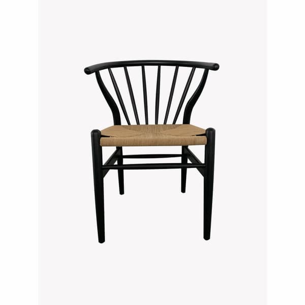 Middagsstol DKD Home Decor Svart Flerfarget 57 x 47 x 80 cm