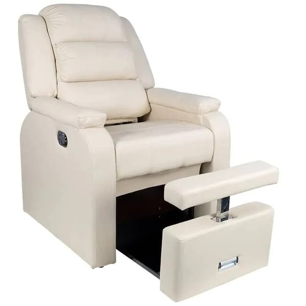 Activeshop Spa & Pedikyr stol HILTON, creme