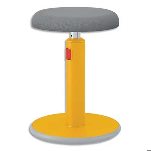 Ergonomisk sittställning 2 i 1 pall - Gul - Leitz Ergo