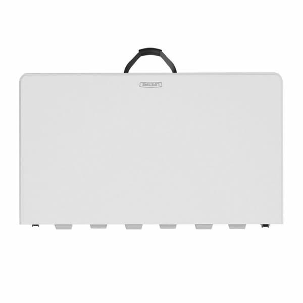 Fällbord Lifetime Vit Fyrkantig Stål Plast 94 x 94 x 74 cm