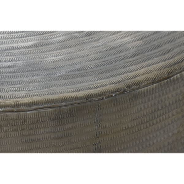 Sofabord Home ESPRIT Gylden Aluminium 90 x 90 x 40 cm